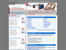 Tablet Screenshot of directoryadvertise.com